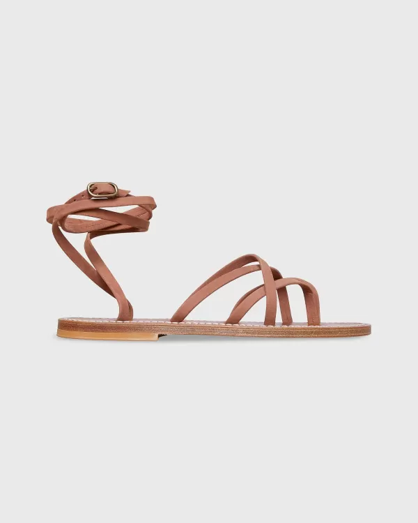 Clearance K. Jacques Zenobie Sandal Brown Nubuck