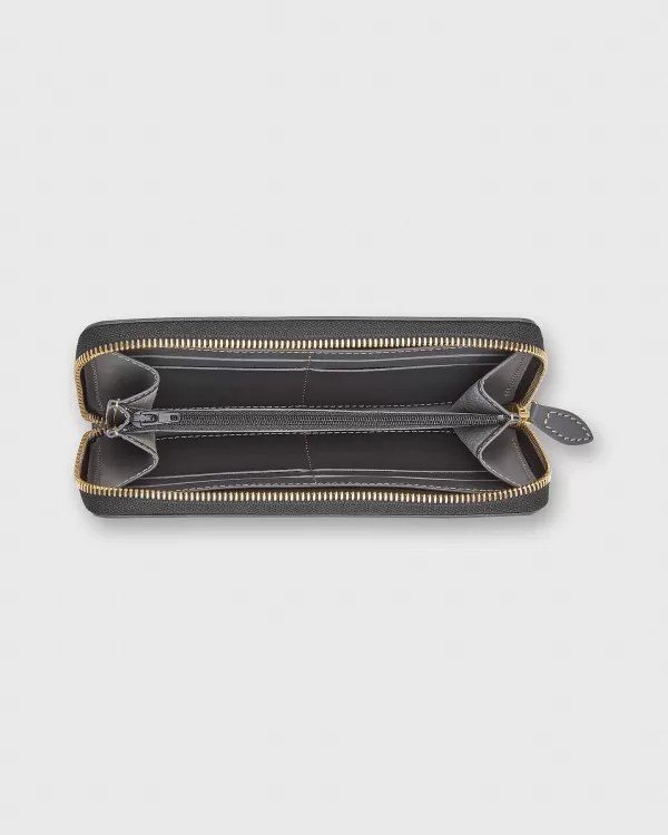 Flash Sale Ann Mashburn Zip Wallet Elephant Leather