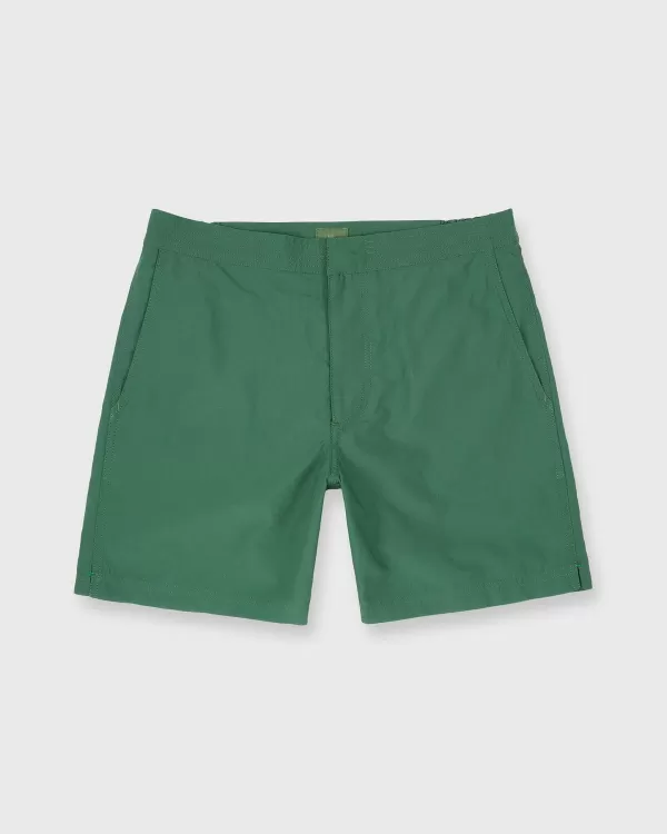 Store Sid Mashburn Zip-Front Mid-Length Swim Short Pine Nylon