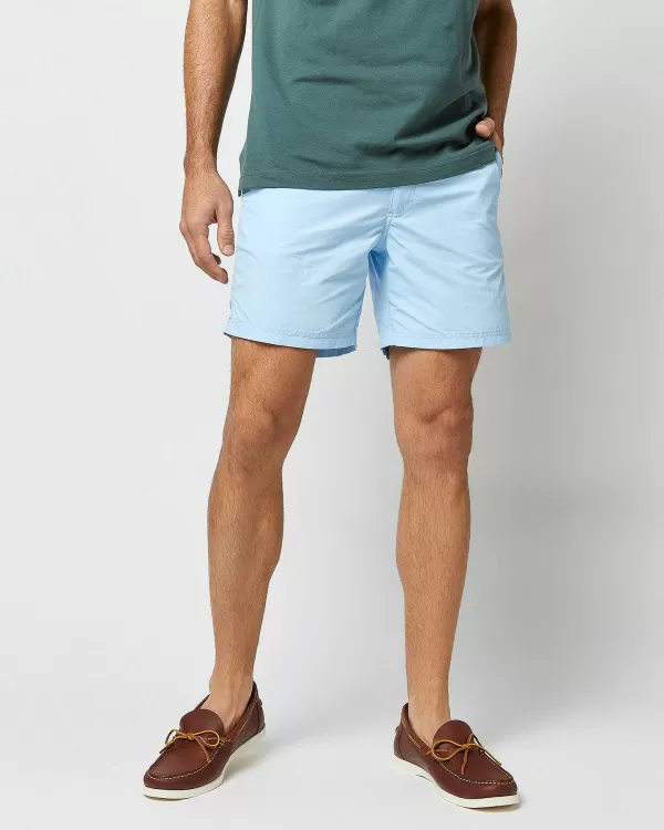 Flash Sale Sid Mashburn Zip-Front Mid-Length Swim Short Sky Nylon