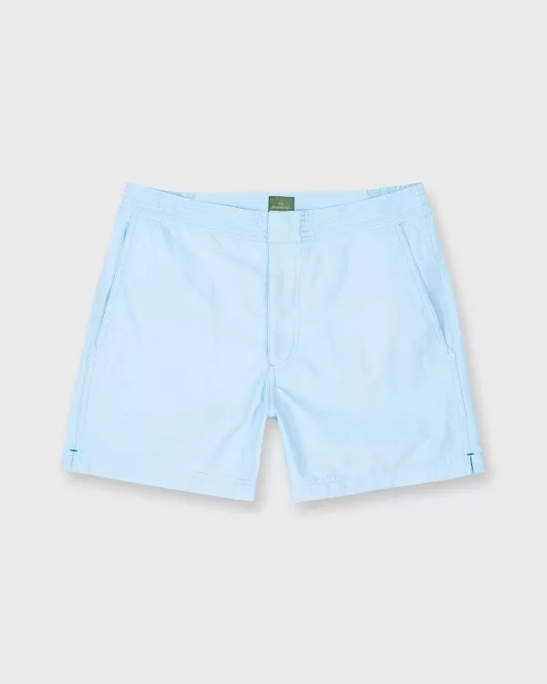 Best Sale Sid Mashburn Zip-Front Standard Swim Short Sky Nylon