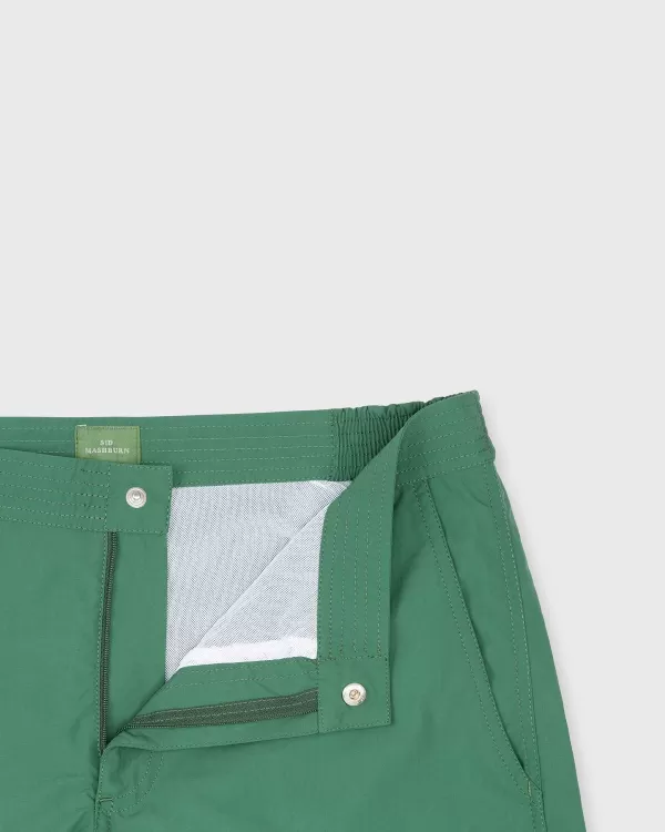 Store Sid Mashburn Zip-Front Standard Swim Short Pine Nylon