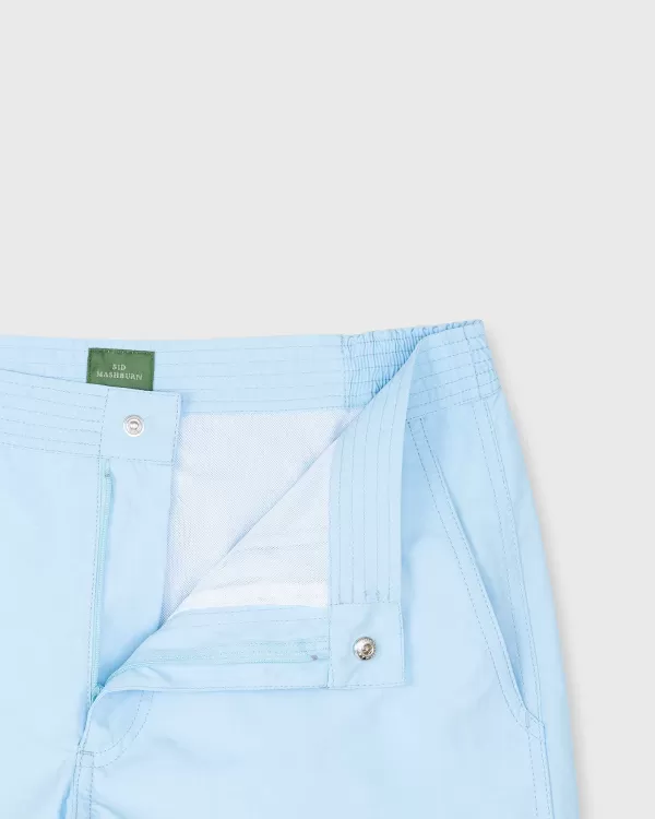 Best Sale Sid Mashburn Zip-Front Standard Swim Short Sky Nylon